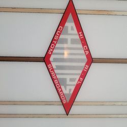 Longboard Surfboard Signed Handshaped Jim Phillips 