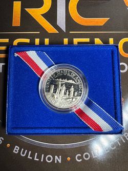 1986-S Statue of Liberty Proof Half Dollar – US Mint Box