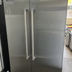 Viking Professional 42” Built In Side By Side Refrigerator 