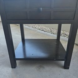 Maria Yee for Crate & Barrel BENTO Side Table or Nightstand (Bamboo Timbre)