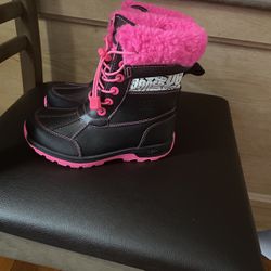 Black & Pink Toddler Ugg Boots