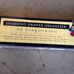 Diamond drawer organizer