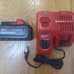 Milwaukee M18 High Output XC8.0 Rapid Charger Combo 