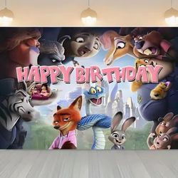 Zootopia Backdrop 