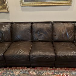 Leather Sectional