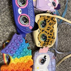 Purse Pets Interactive and Pop It Unicorn Purse