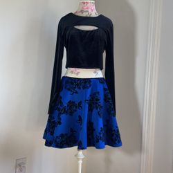 Jodi Christopher Formal 2-Piece Set Floral Skirt
