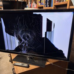 Broken 46 Inch Samsung TV