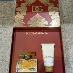 Brand New Dolce & Gabbana The One Perfume Gift Set For Women 