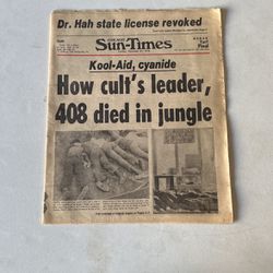 Chicago Sun-Times Jonestown Massacre