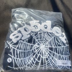 Sp5der OG Web Hoodie 'Black And White