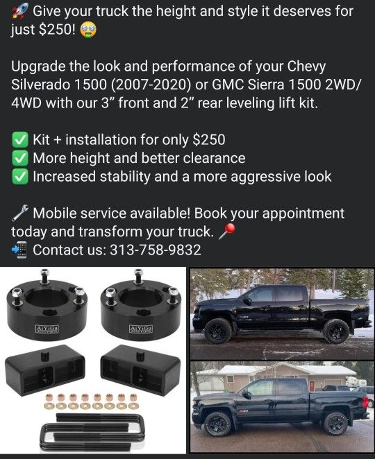 leveling lift kit Truck