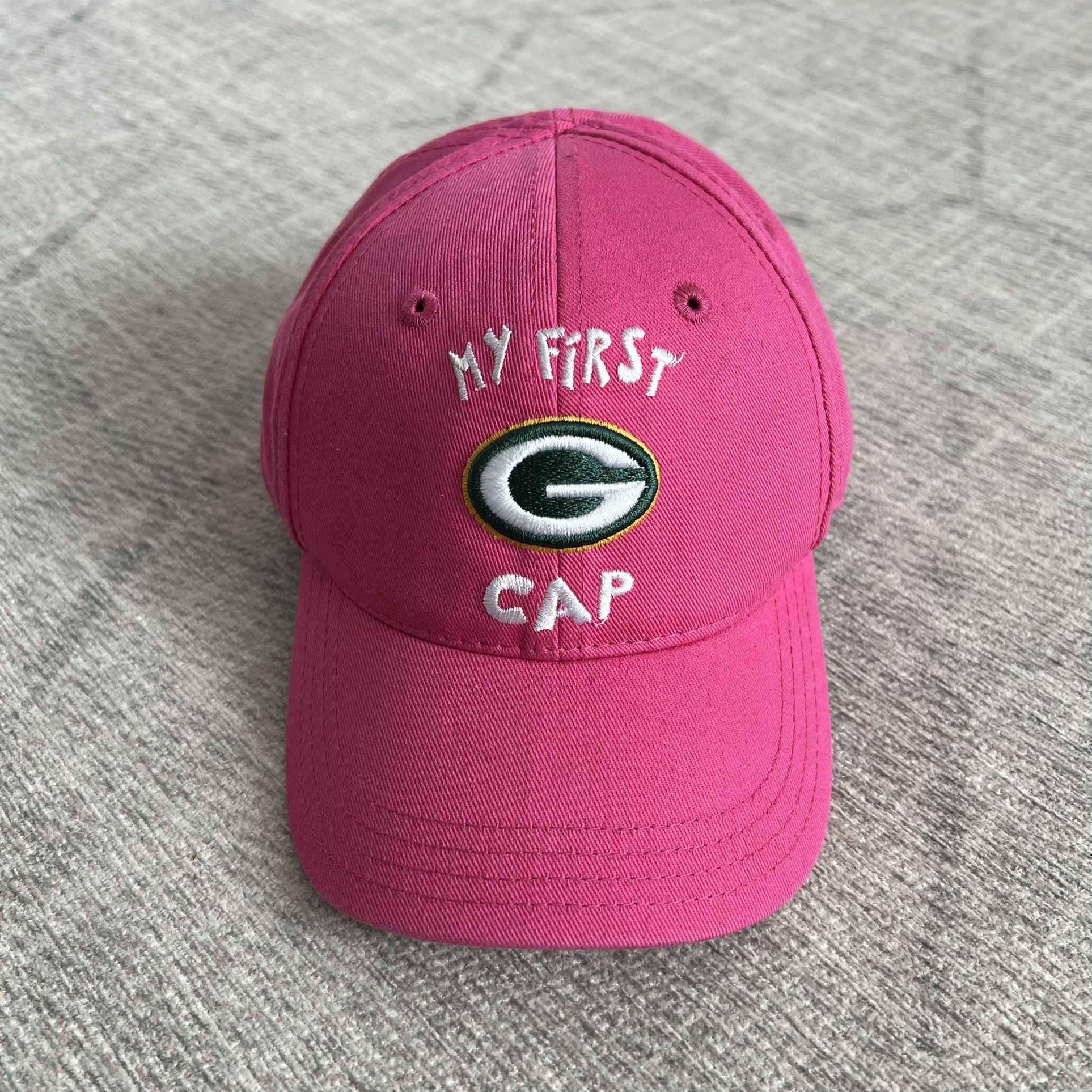 NFL Team Apparel Football Pink Green Bay Packers Kids/Toddler OSFM Hat