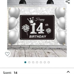 14th Birthday Banner