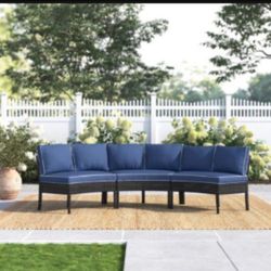 Curved patio furniture set outdoor patio furniture brand new patio sofa set brand new in the box 🆕🚎🆕