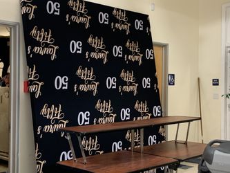 Laura 50 back drop cloth