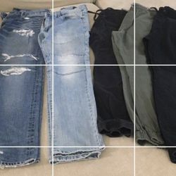 $50. For All  5 Jeans, joggers Size M, Large