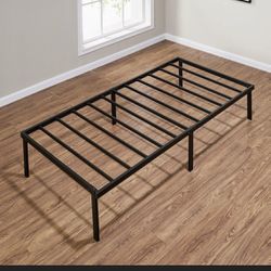 Metal twin bed frame 14” New