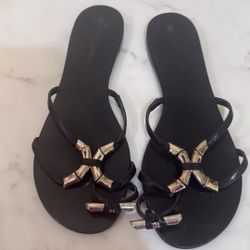 Gianmarco Lorenzi Black Sandals 