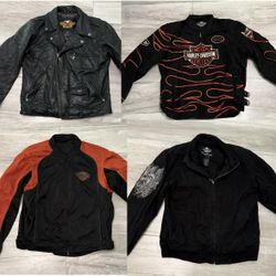 5 HARLEY DAVIDSON JACKETS FOR 150$