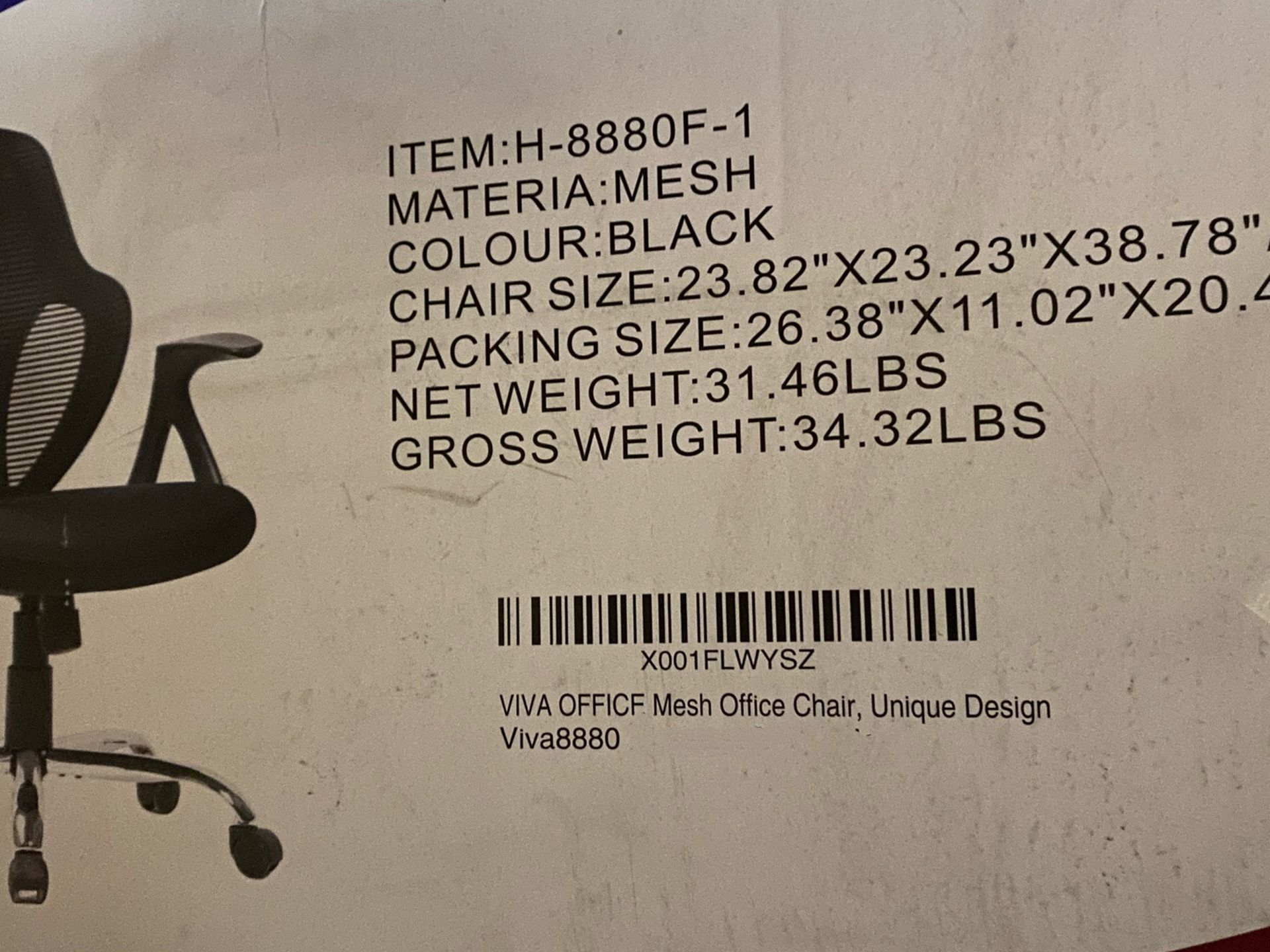 VIVA OFFICE Mesh Office Chair, Unique Design Viva8880