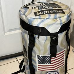 Limited Edition Supreme x The North Face Trans Antarctica Expedition Big Haul Backpack Camo 