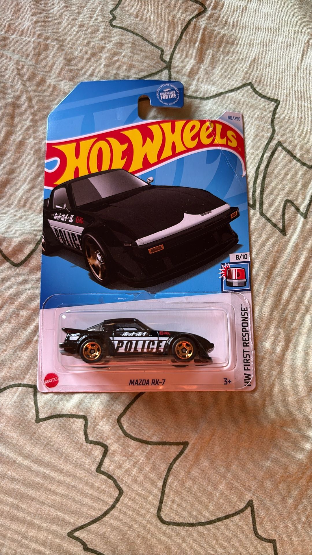 Hot wheels Mazda Rx-7 Police