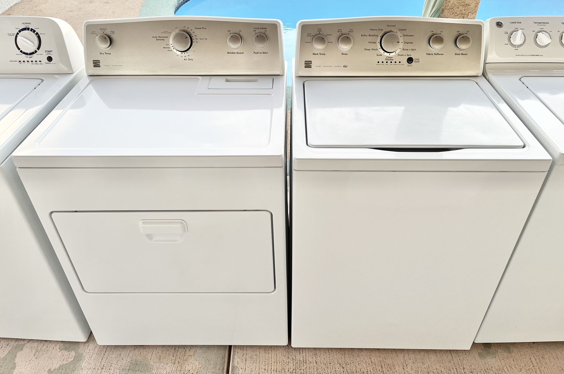 Kenmore 500 Washer And Electric Dryer 90 Day Warranty Some Delivery