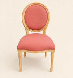 NY: French-style balloon back side chair