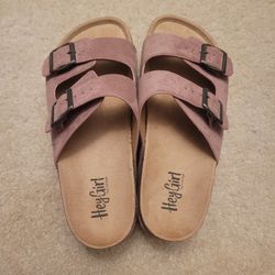 Pink Platform Sandals