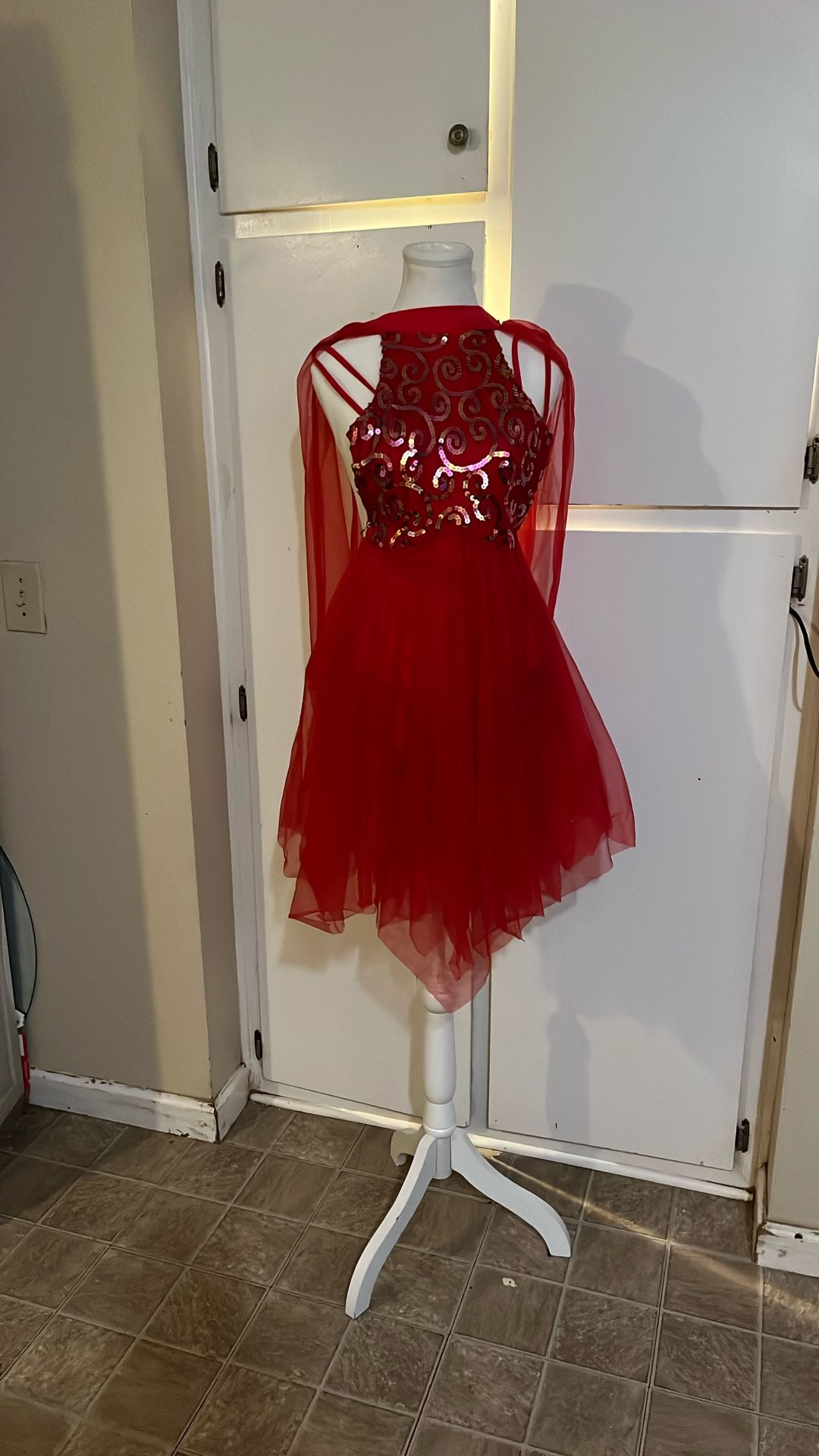 Sequin Tull Dancer Dress Or Devil Halloween Costume