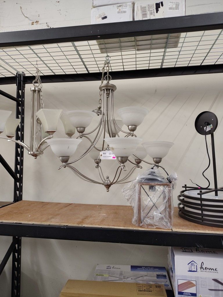 9 Bulb Chandelier