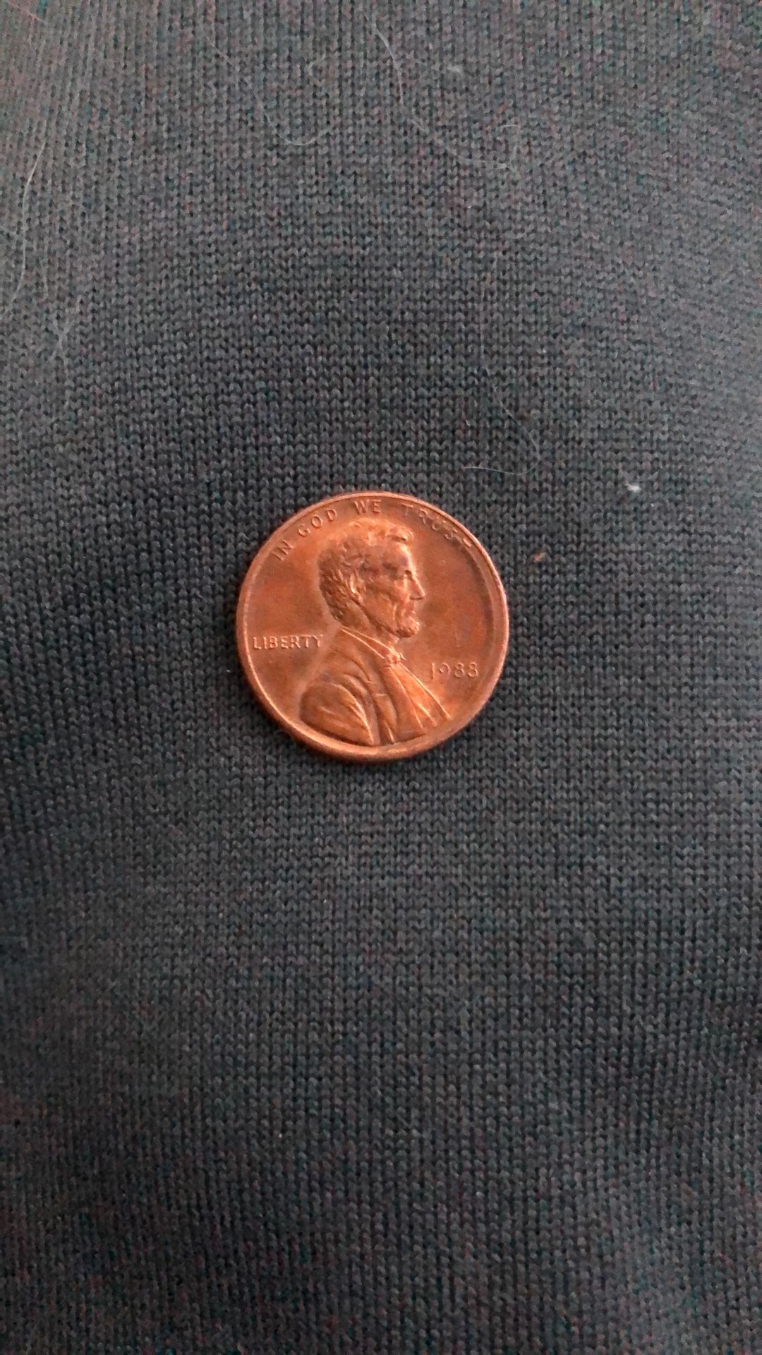 1988 No Mint Mark Penny