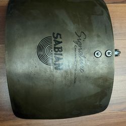 2,Rare SABIAN Signature CASCARA 14" x 10" cymbal Richie Garcia EXCELLENT