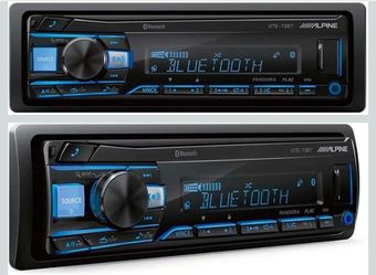 Alpine UTE-73BT Mech-Less Digital Media Receiver with Bluetooth® Wireless Technology