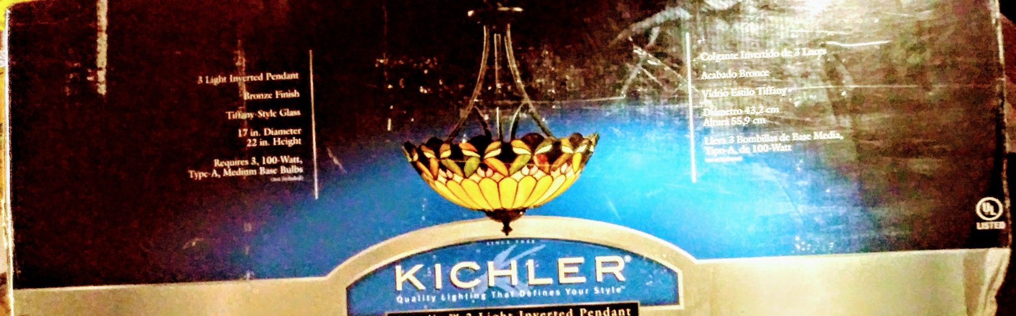 Kichler hanging lamp $50
