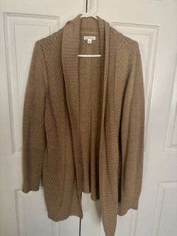 Croft & Barrow Open-Front Knit Cardigan Size L