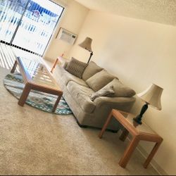 Couch,Coffee Table & End Tables For Sale 