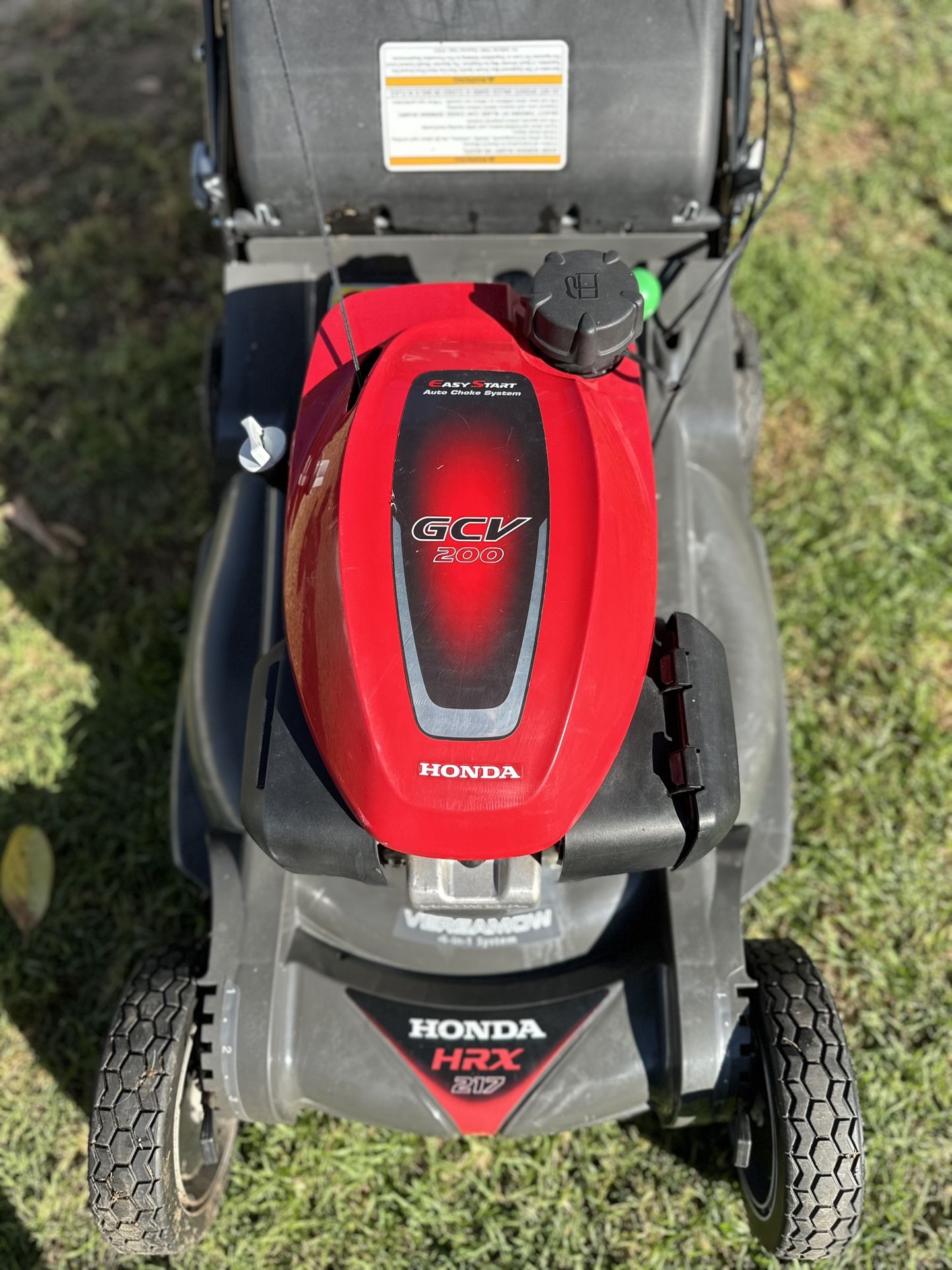 Lawnmower Honda HRX217 Gas Lawn Mower