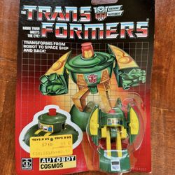 MOSC Factory Sealed Vintage Original 1984 Takara G1 Transformers Cosmos Action Figure