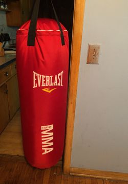 Punching bag and gloves🥊