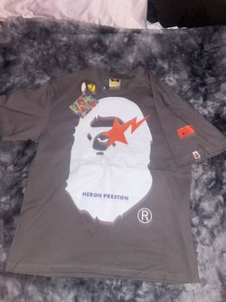 bape x heron preston shirt 