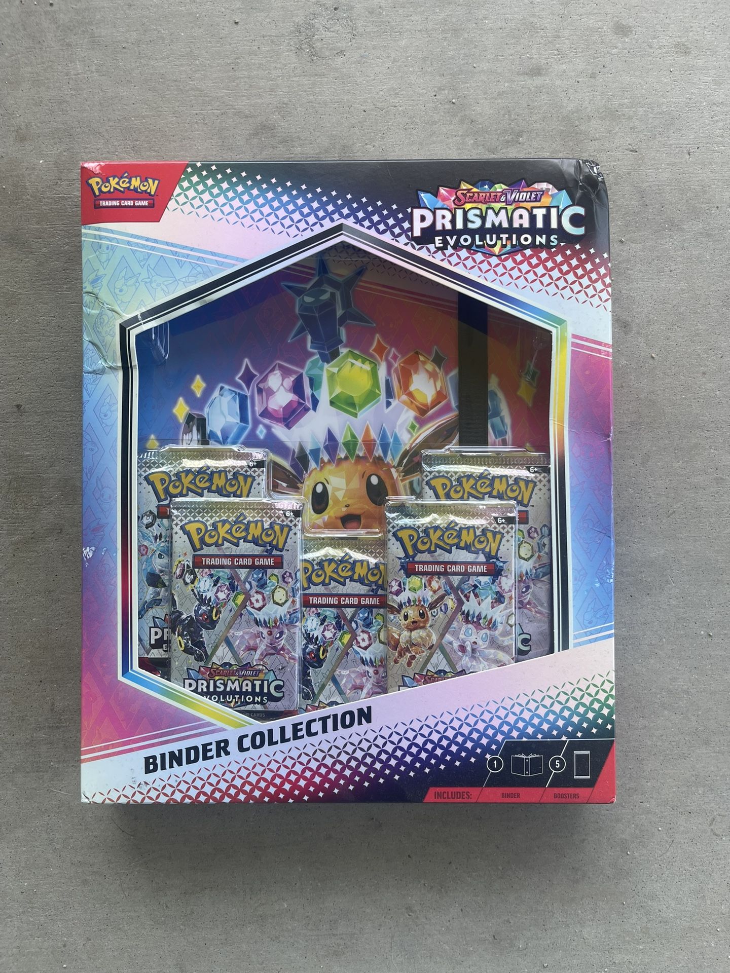 Pokemon Scarlet & Violet 8.5 Prismatic Evolutions Binder Collection Toys