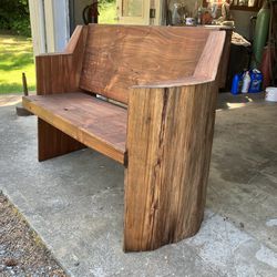 Bench, Cedar Log