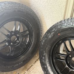 Enkei RPF1  5 Rims With Tire 