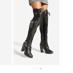 Thigh High Boots 7W