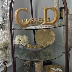 Beautiful Glass 3 Tier Shelf