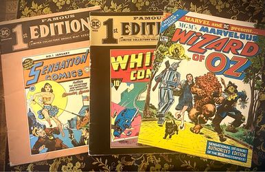 DC Famous 1st Edition Oversized Comics Lot of 3 - VF - Wizard of Oz No 1