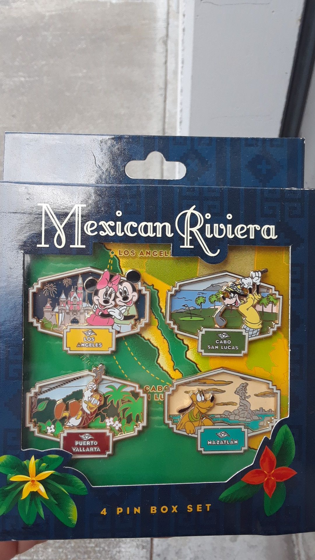 Disney 2008 Mexican Rivera pin set