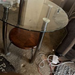 Glass End Tables 